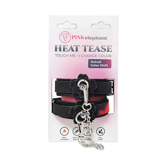 Pink Elephant - Heat Tease Colour-Changing Wrist Cuffs