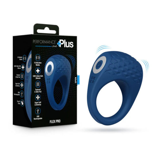 Performance Plus 'Flex Pro' Cock Ring -Blue