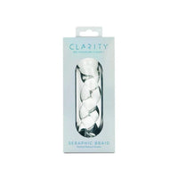 Clarity 'Seraphic Braid' Glass Dildo