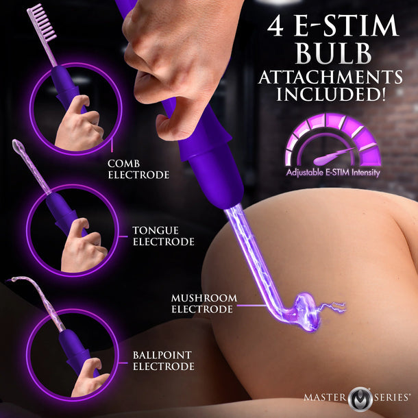 MS Elektra Rechargeable E-Stim Wand Kit -Purple
