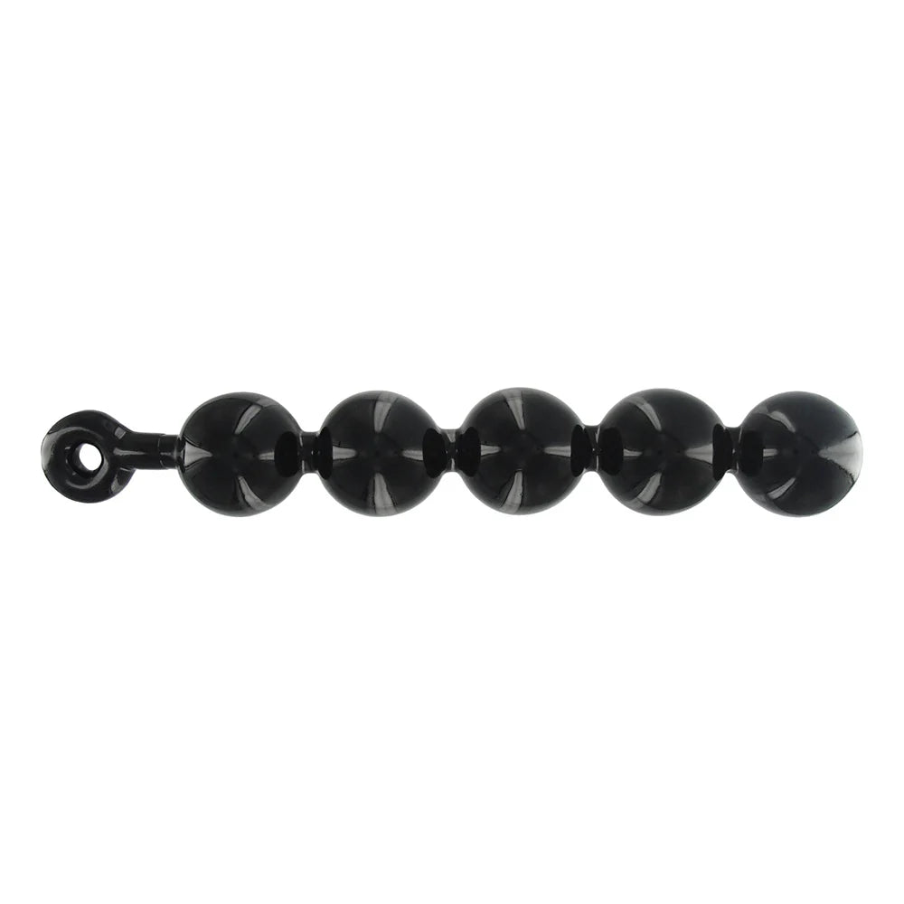 Black Baller Anal Beads