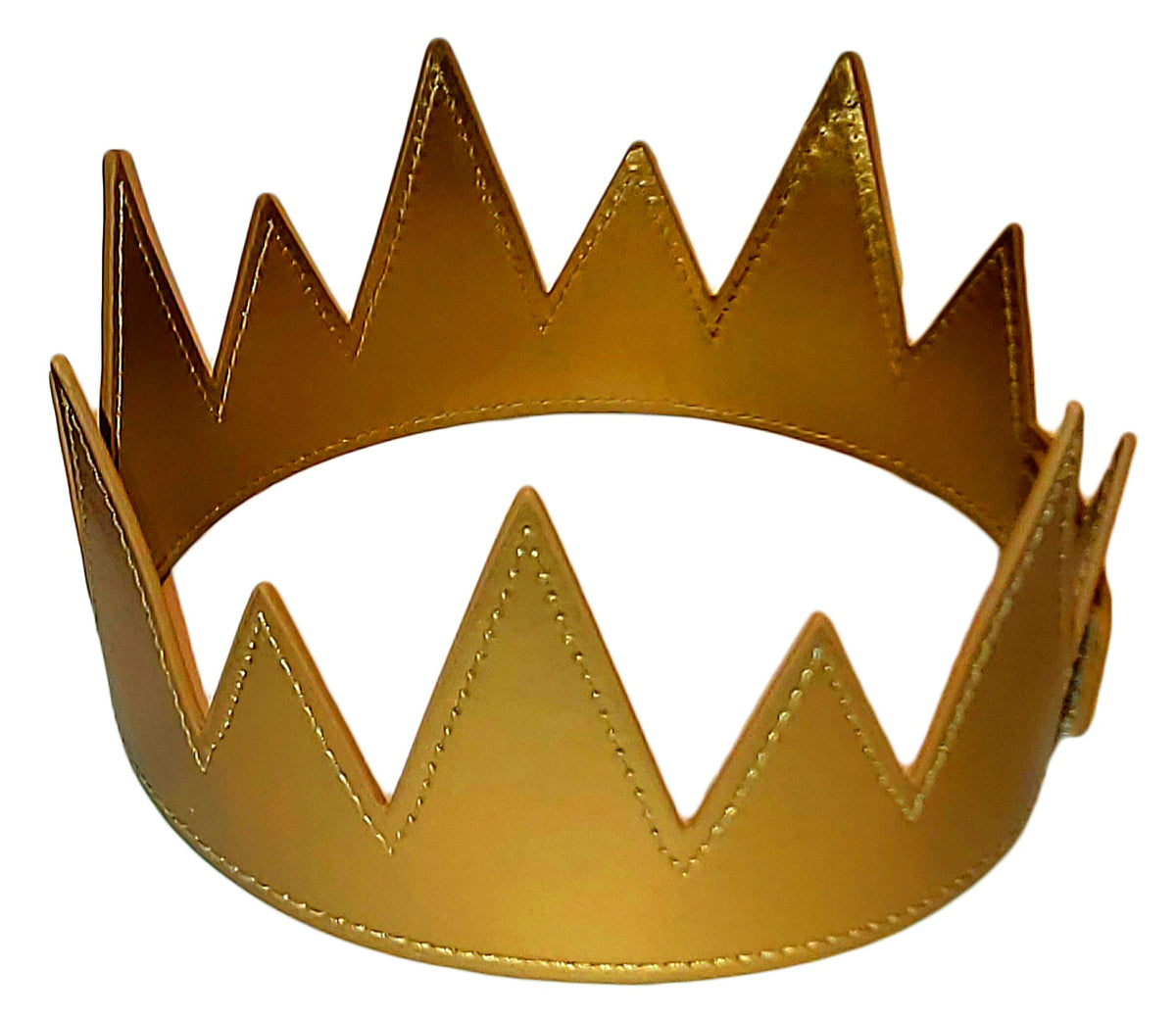 Party Crown Faux Leather - Gold