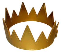 Party Crown Faux Leather - Gold