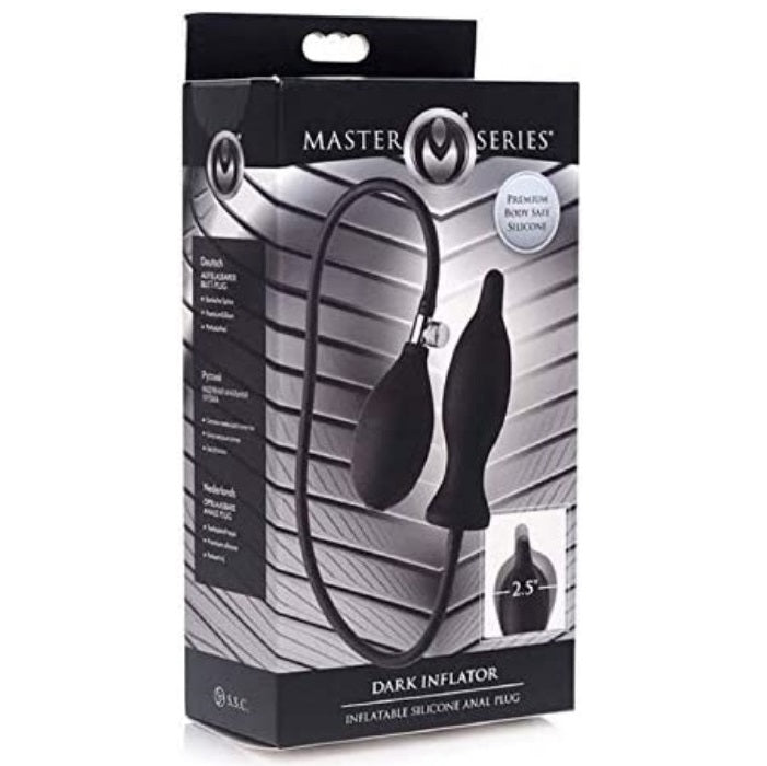 MS "Dark Inflator' Inflatable Anal Plug