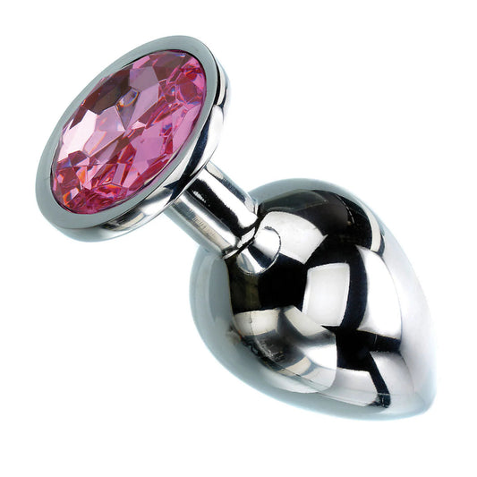 Adam & Eve 'Pink' Gem Anal Plug -Large