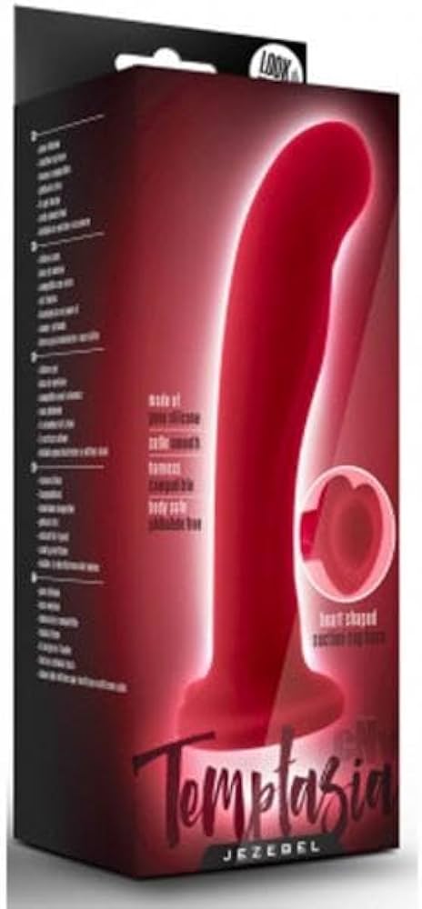 Temptasia "Jezebel" Dildo -Crimson