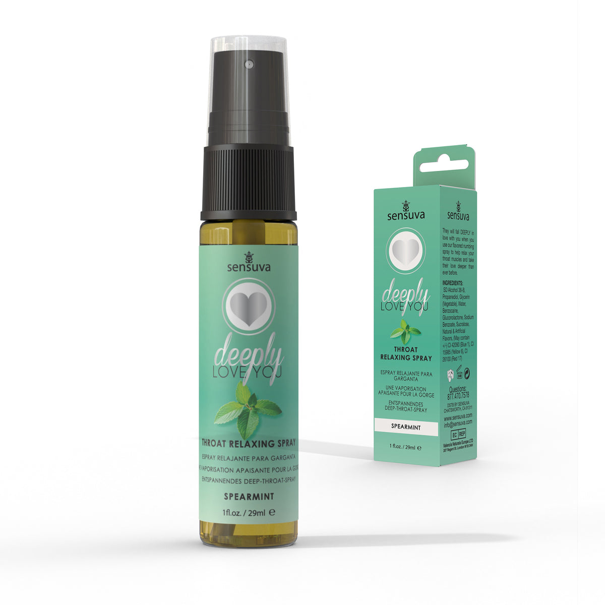 Sensuva Deeply Love You Throat Relaxing Spray -Spearmint