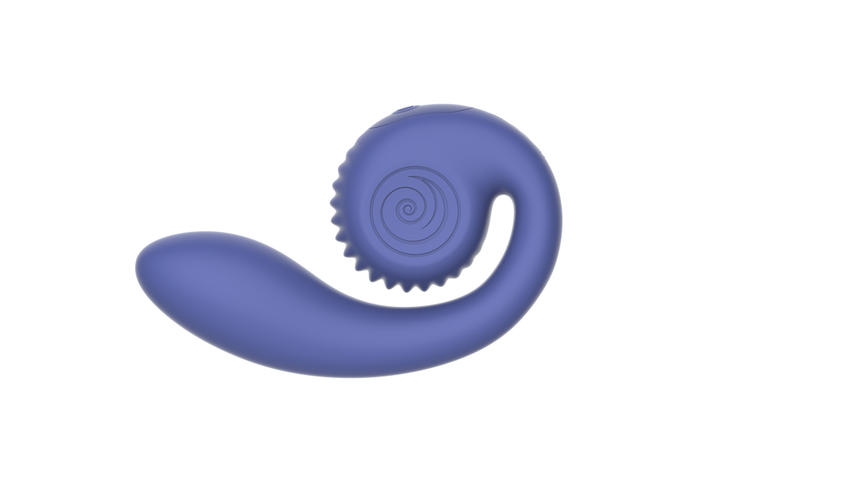SVibe Snail Gizi Lite Vibrator - Juicy Blueberry - view 5