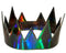 Party Crown Faux Leather - Black Iridescent