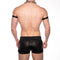 Prowler Leather Sport Shorts - Black