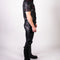 Prowler Classic Leather Jeans - Black
