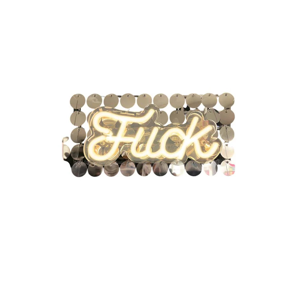 Light Up Neon ''Fuck'' Sign