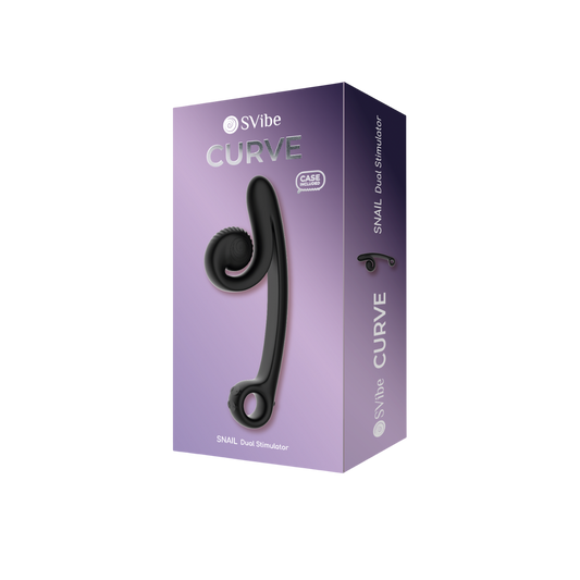 SVibe Snail Curve Vibrator - Black