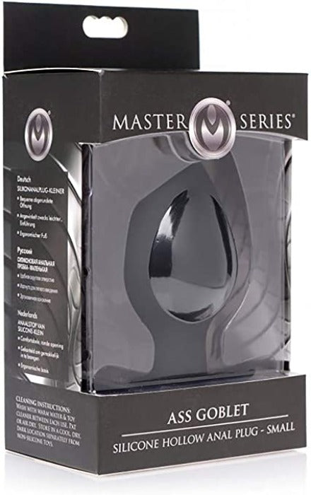 MS "Ass Goblet" Silicone Hollow Plug -Small