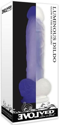 Evolved "Luminous" 8 Inch Dildo -Purple