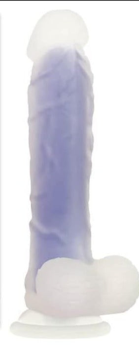 Evolved "Luminous" 8 Inch Dildo -Purple