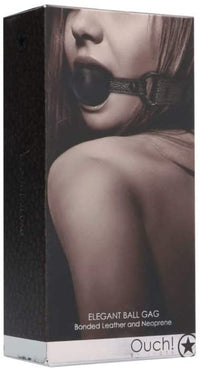 Ouch! "Elegant" Silicone Ball Gag
