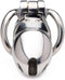 MS ''Rikers'' 24-7 Stainless Steel Locking Chastity Cage