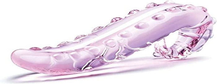 gläs Lick-It 6" Glass Dildo -Pink