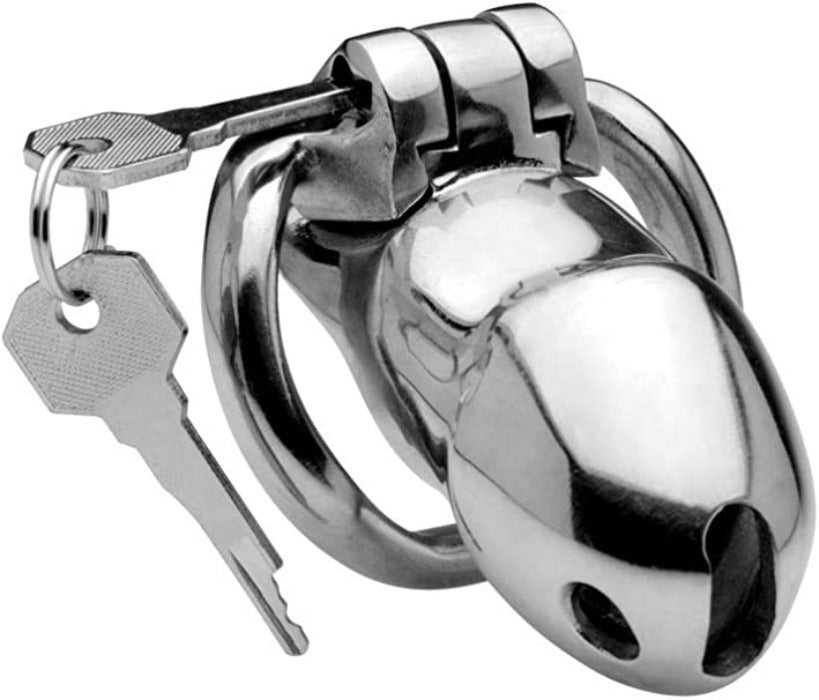 MS 'Rikers' 24-7 Stainless Steel Locking Chastity Cage
