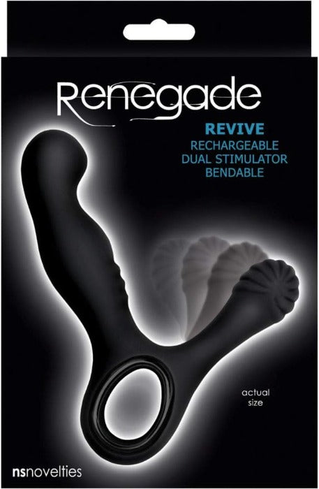 Renegade "Revive" Dual Stimulator -Black