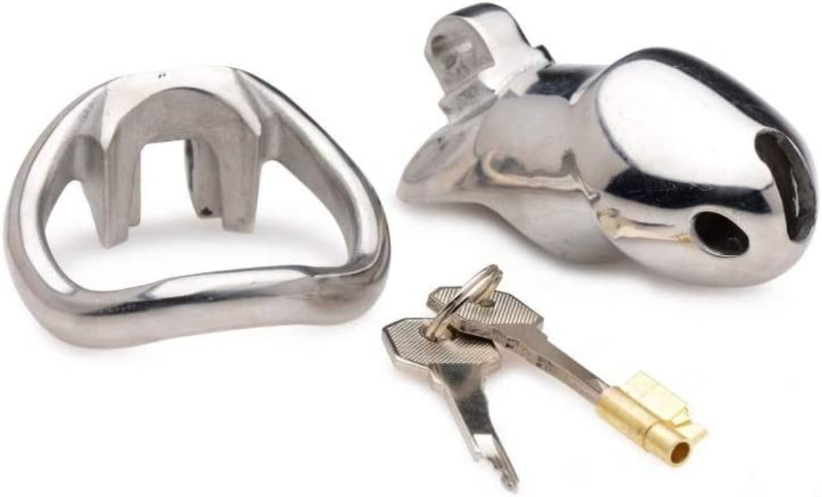 MS 'Rikers' 24-7 Stainless Steel Locking Chastity Cage
