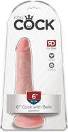 King Cock 6'' w/Balls