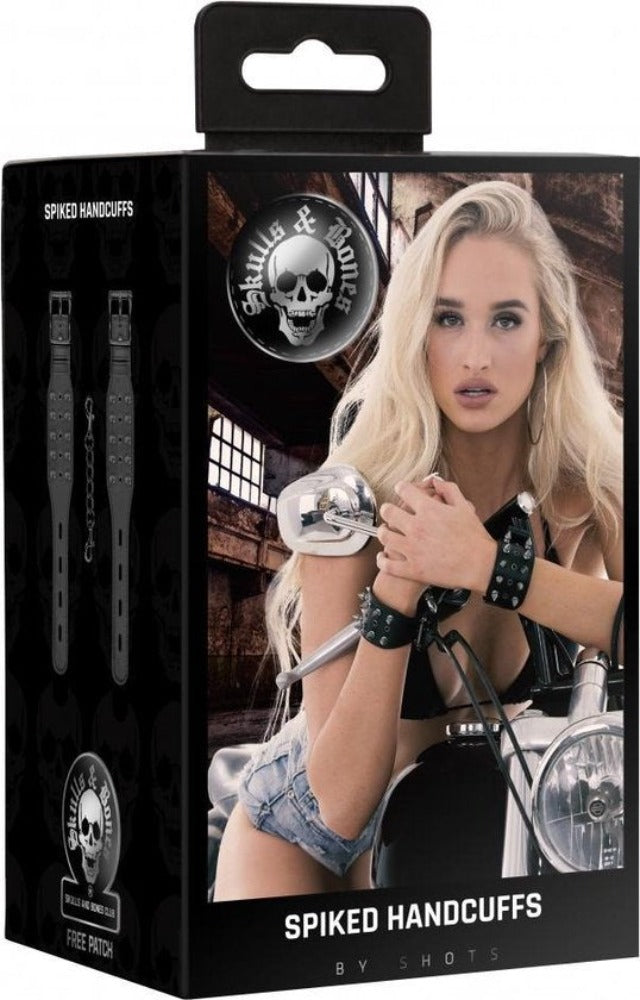 Ouch! "Spiked" Handcuffs -Black