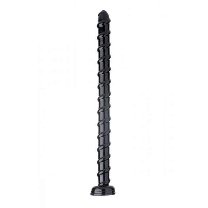 Hosed 19" Swirl Hose Dildo -Black