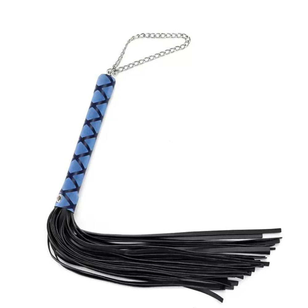 Pink Elephant 16 inch Flogger -Blue