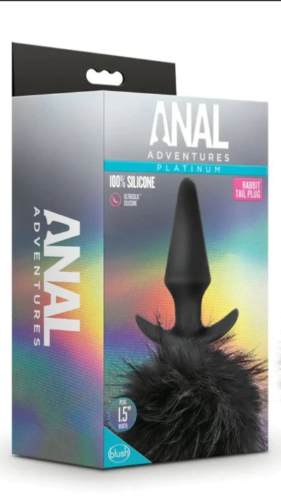 Anal Adventures Platinum "Rabbit" Tail Plug