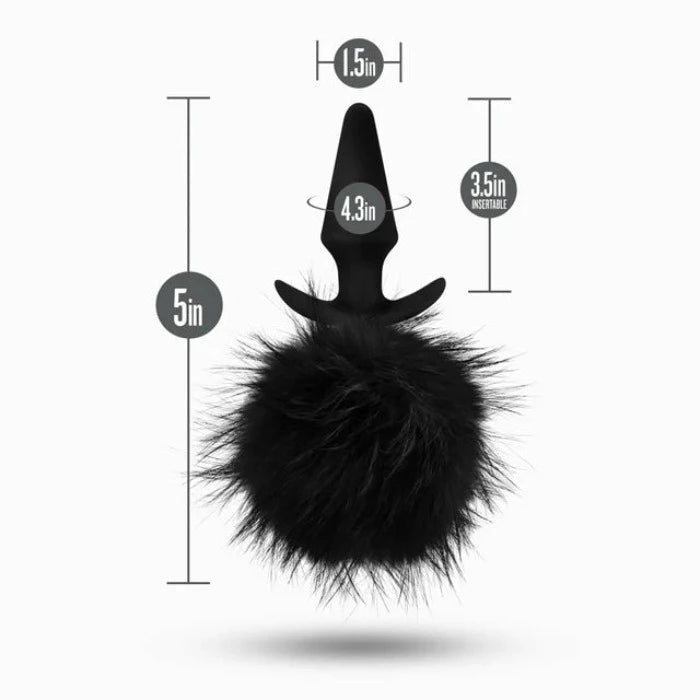 Anal Adventures Platinum "Rabbit" Tail Plug