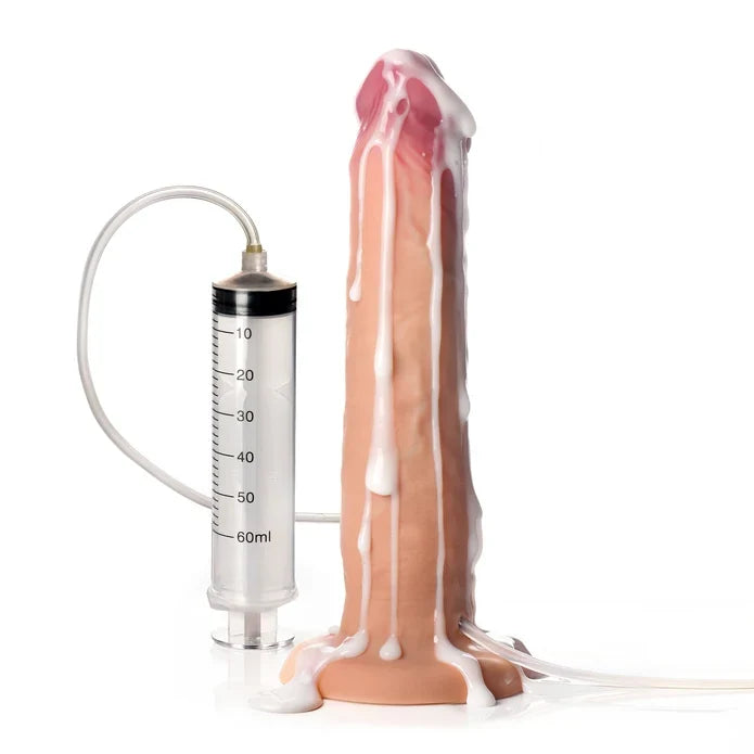 JOCK 9.75" Ejaculating Silicone Dildo