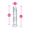 Naturally Yours - Glamor - Sparkling Clear Dildo 7"
