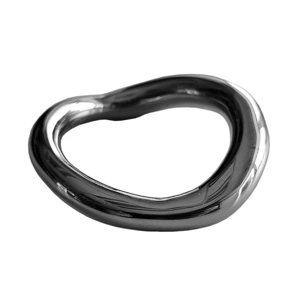Rogue Stainless Steel 'Ergonomic' Cock Ring - 50mm