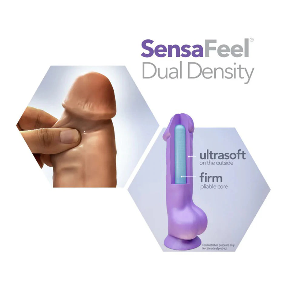 Au Naturel Suave Dual Density Dildo 7"