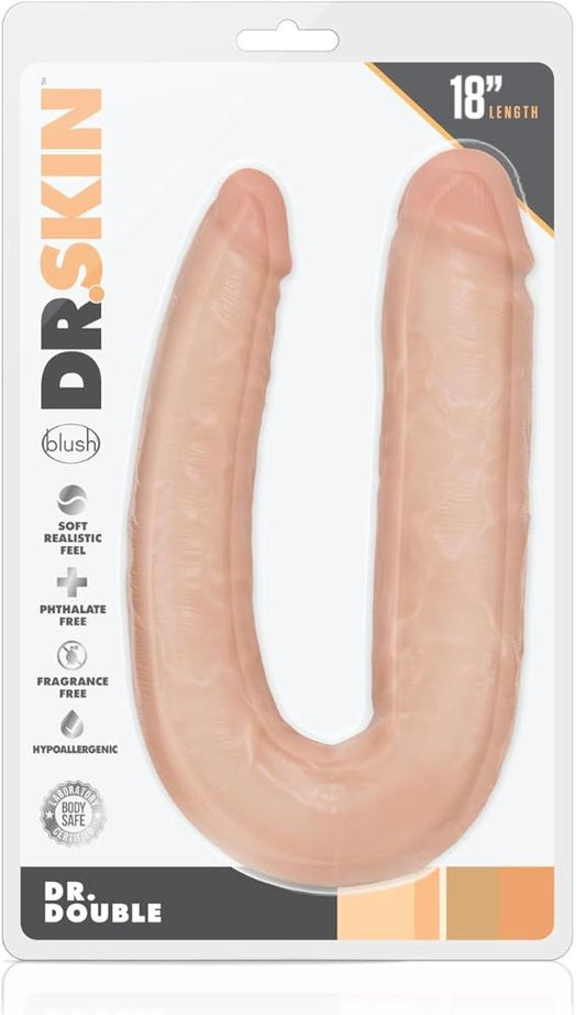 Dr. Skin Dr. Double Dual Ended Realistic 18"Dildo