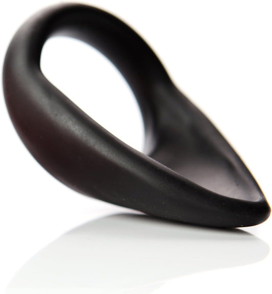 Tantus "C-Sling" Teardrop Cockring -Black