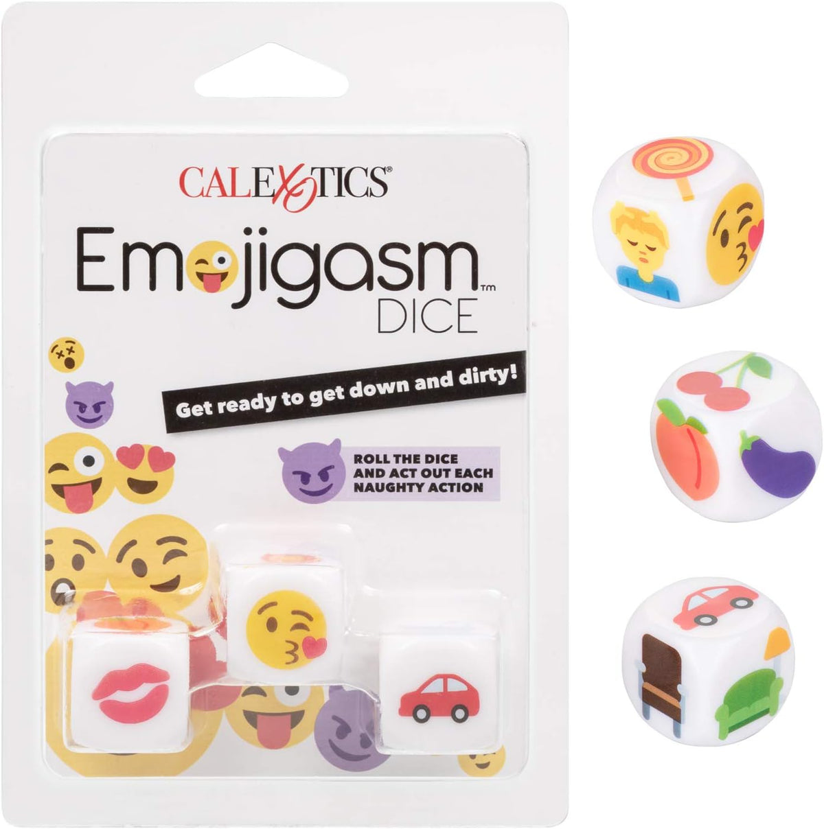 CalExotics Emojigasm Dice