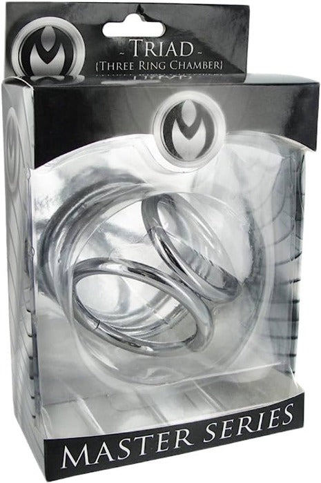 MS "The Triad" Metal Chamber Cock & Ball Ring