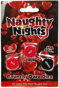 'Naughty Nights' Erotic Dare Dice