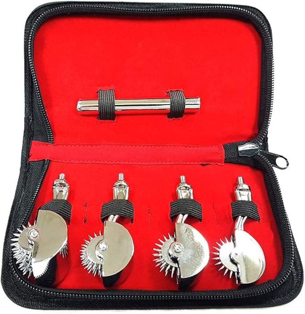 Rouge Stainless Steel Pinwheel Set -4pc
