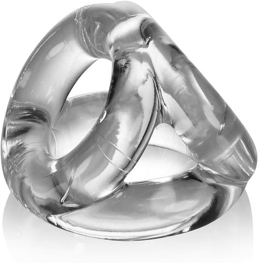 Oxballs 'Tri-Sport' Cock Ring -Clear