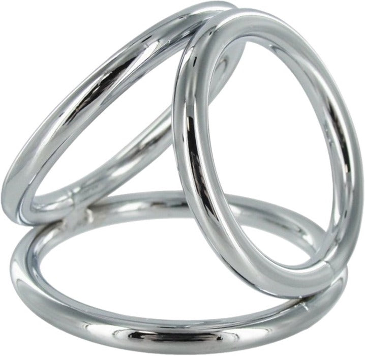 MS "The Triad" Metal Chamber Cock & Ball Ring
