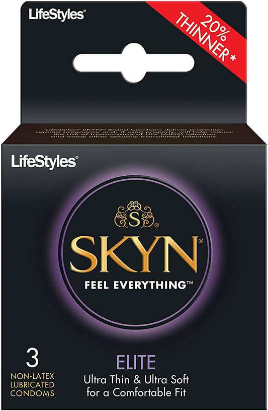 SKYN Elite Polyisoprene Condoms -3pk