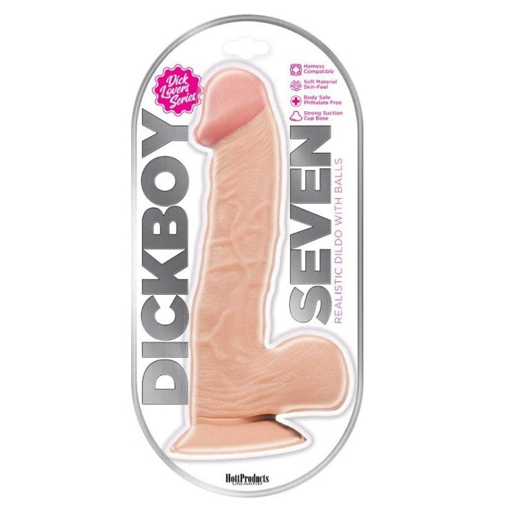 Dickboy Seven 7inch Dildo -Flesh