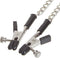 Spartacus ''Alligator'' Tip Nipple Clamps -Silver