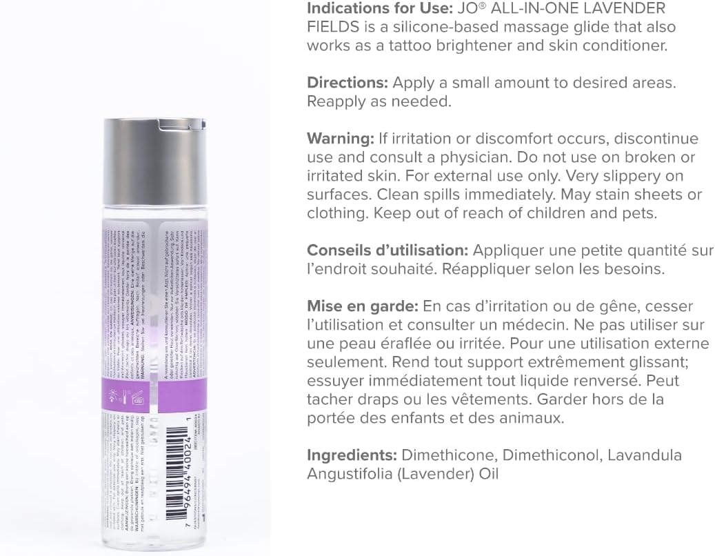 JO Fields All In One Lavender Massage Glide 4oz