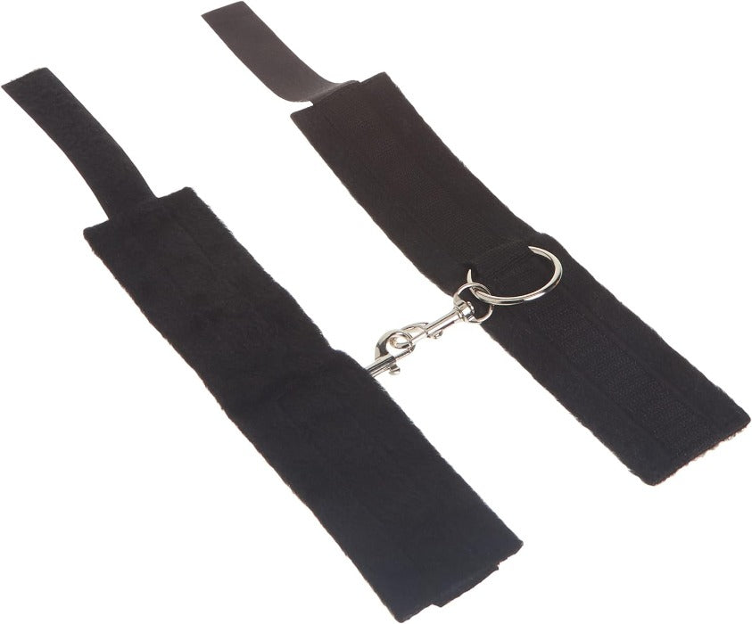 Ouch! "Velcro" Cuffs -Black
