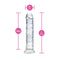 Naturally Yours - Gala - Sparkling Clear Dildo 6"